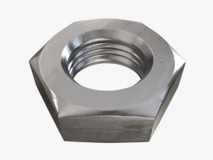 Big metal nut Modelo 3D