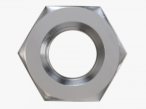 Big metal nut Modelo 3D