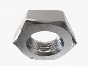 Big metal nut Modelo 3D