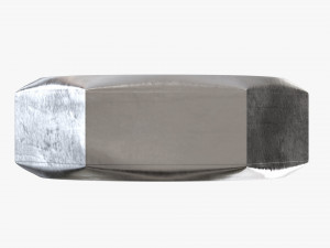 Big metal nut Modelo 3D