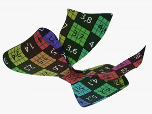 Fiocco per avvolgere 03 Modello 3D