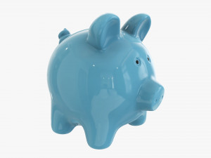 Ceramic piggy money bank 3D Model
