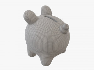 Ceramic piggy money bank Modelo 3D