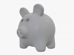 Ceramic piggy money bank Modelo 3D