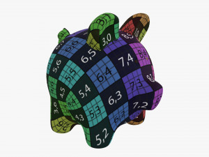 Ceramic piggy money bank Modelo 3D