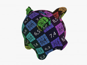 Ceramic piggy money bank Modelo 3D