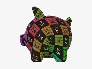 Ceramic piggy money bank Modelo 3D