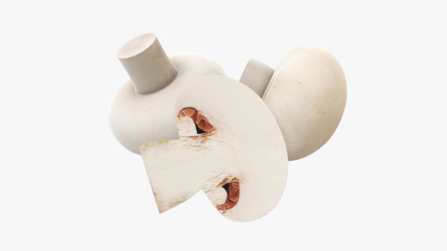 Champignons 3D Model .c4d .max .obj .3ds .fbx .stl .blend 