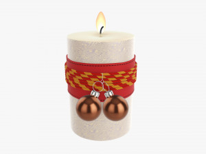 Christmas candle DIY 01 Modelo 3D