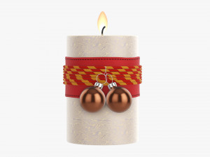 Christmas candle DIY 01 Modelo 3D