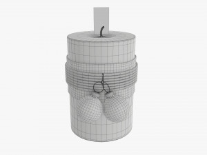 Christmas candle DIY 01 Modelo 3D