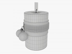 Christmas candle DIY 01 Modelo 3D