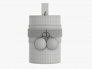 Christmas candle DIY 01 Modelo 3D