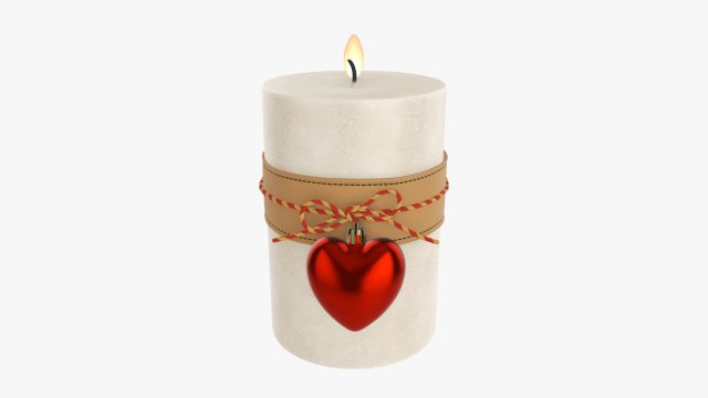 Christmas candle DIY 02 Modelo 3D .c4d .max .obj .3ds .fbx .stl .blend 