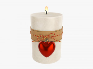 Christmas candle DIY 02 3D Model