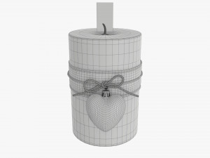 Christmas candle DIY 02 Modelo 3D