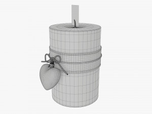 Christmas candle DIY 02 Modelo 3D