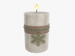 Christmas candle DIY 03 3D Model