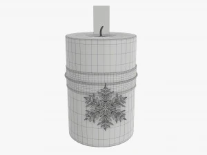 Christmas candle DIY 03 3D Model