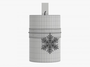 Christmas candle DIY 03 3D Model