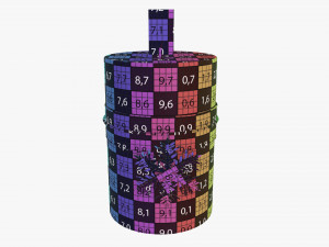 Christmas candle DIY 03 3D Model