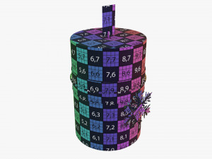 Christmas candle DIY 03 3D Model