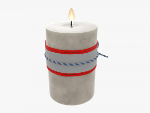 Christmas candle DIY 04 3D Model