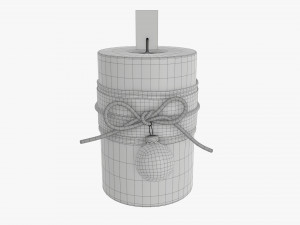 Christmas candle DIY 04 3D Model