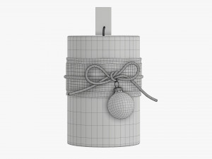 Christmas candle DIY 04 3D Model