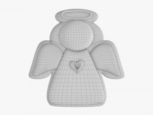 Christmas cookie angel Modelo 3D