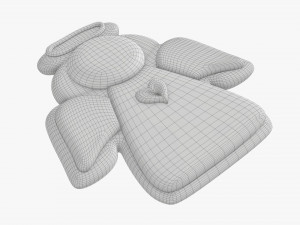 Christmas cookie angel Modelo 3D