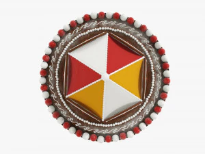 Christmas cookie carousel 3D Model