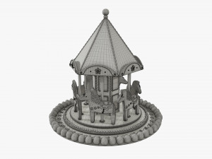 Christmas cookie carousel 3D Model