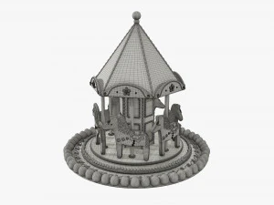 Christmas cookie carousel 3D Model