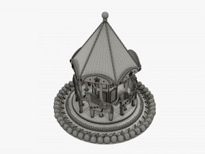 Christmas cookie carousel 3D Model