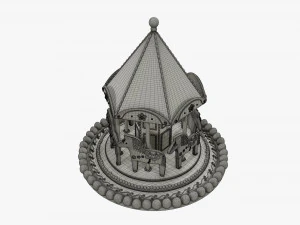 Christmas cookie carousel 3D Model