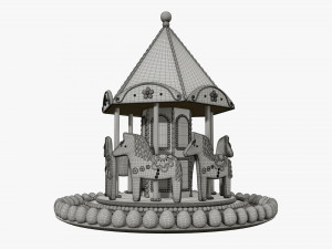 Christmas cookie carousel 3D Model