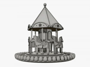 Christmas cookie carousel 3D Model