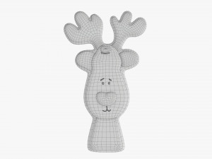 Christmas cookie deer 3D Модель