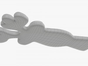 Christmas cookie deer 3D Модель