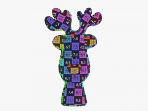 Christmas cookie deer 3D Модель