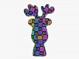 Christmas cookie deer 3D Model