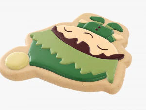 Kerstkoekjes-elf 3D Model