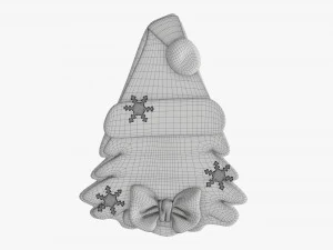 Christmas cookie fir tree 01 3D Model