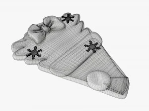 Christmas cookie fir tree 01 3D Model