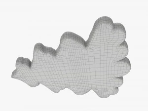 Christmas cookie fir tree 03 3D Model
