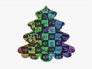 Christmas cookie fir tree 03 3D Model