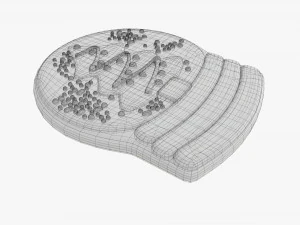 Abeto de galletas navide&ntilde;as 04 Modelo 3D