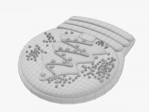 Abeto de galletas navide&ntilde;as 04 Modelo 3D