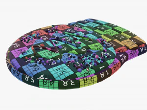 Abeto de galletas navide&ntilde;as 04 Modelo 3D